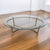 Late 20th Century Attributed LaBarge Glass Top Brass Coffee Table For Sale - Image 11 of 18
