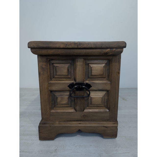 Large Vintage Baroque Chest in Wood, 1920s For Sale - Image 11 of 18