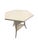 Late 20th Century Dennis and Leen "Lambert" Faux Ivory Painted Side Table W" Drink Tray For Sale - Image 5 of 12