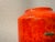 Vintage 517-50 Orange Fat Lava Floor Vase from Scheurich, 1970s For Sale - Image 6 of 16