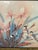 Design Plus Gallery presents an Original Watercolor Painting by Johnny Lung. The artwork captures a bundle of pink flowers...