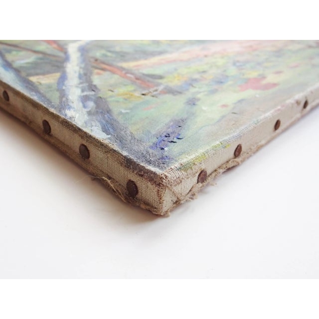 Georges Castaing French Landscape Hunter and Hunting Dog Oil Painting For Sale In San Francisco - Image 6 of 10