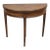 Antique Mahogany Demilune Flip Top Console Game Table With Hidden Drawer For Sale