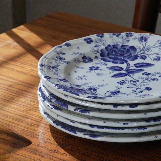 Vintage Italian Plates by Quadrifoglio, 1980, Set of 6 For Sale - Image 6 of 8
