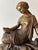 Antique Victorian Neoclassic Gilted Spelter Figure of Reading Woman For Sale - Image 11 of 11