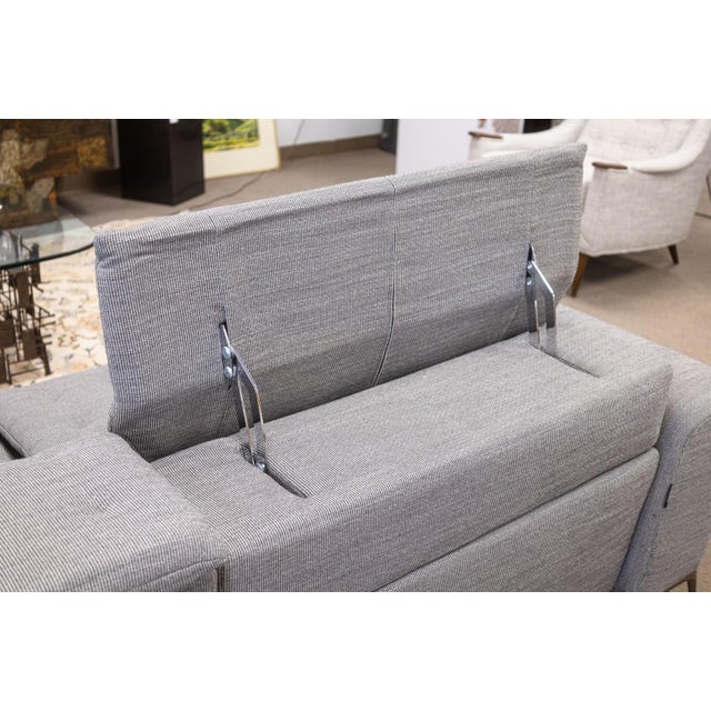 Sacha Lakic for Roche Bobois Satellite 3 Contemporary Three-Seat Sofa With Electric Recline For Sale - Image 10 of 11