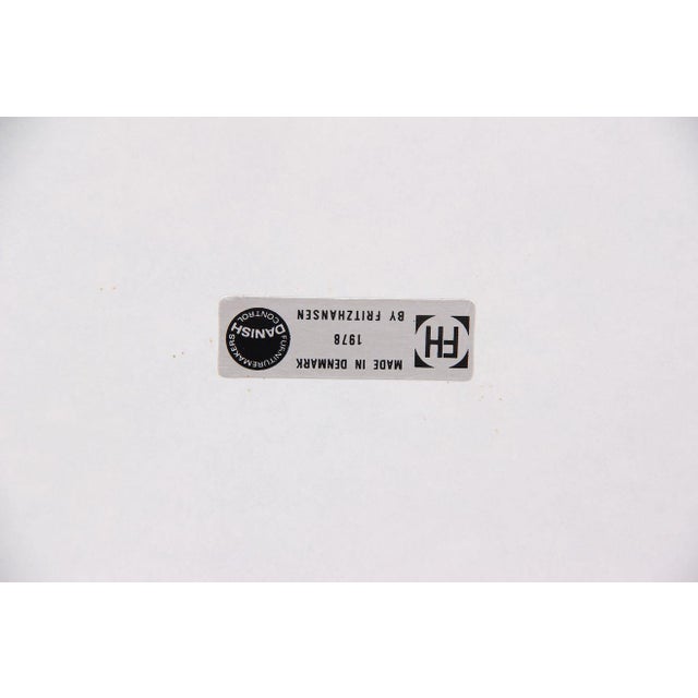 Metal Danish Dining Table by Arne Jacobsen Table for Fritz Hansen, 1978 For Sale - Image 7 of 8