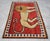 Quirky Lion Oushak Rug 3x5, Whimsical Folk Art Wool Rug, Terracotta Red Turkish Area Rug, Small Hand Knotted Leopard Rug for Entryway 3'5" X 5'1" For Sale - Image 4 of 16