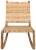 Mid-Century Modern Las Palmas Rattan Rocking Chair, Teak For Sale - Image 3 of 10