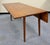 1980s Henkel Harris Black Cherry Drop Leaf Harvest Table For Sale - Image 5 of 10
