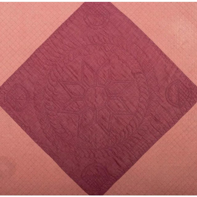 Antique Amish Dimond Quilt with Ex-Museum Provenance For Sale - Image 4 of 10