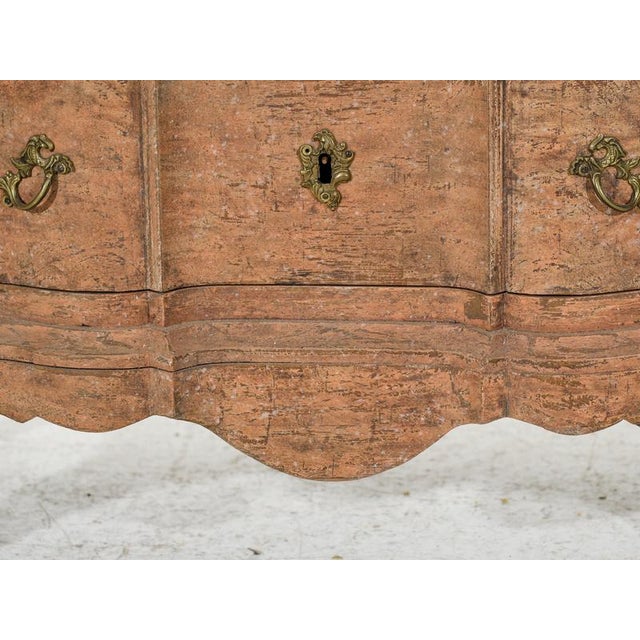 Scandinavian Chest in Original Paint, 1700s For Sale - Image 10 of 11