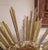 Italian Large Vintage Italian Giltwood Sunburst Mirror With Carved Scroll Frame For Sale - Image 3 of 8
