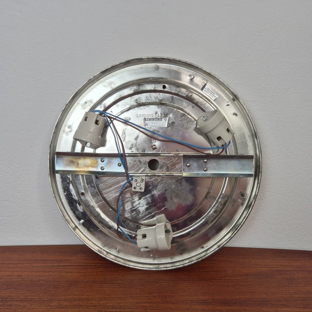 Large Gold Flush Mount Ceiling from Limburg, 1960s For Sale - Image 10 of 13