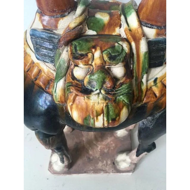 Black Chinese Camel Figure with a Sancai Glaze, 1960s For Sale - Image 8 of 9
