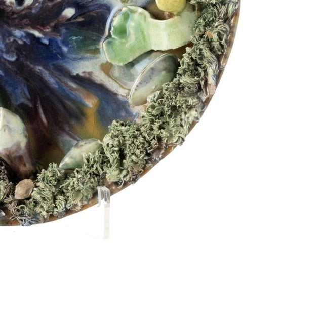 Earthenware Seafood Dish from Caldas Bordalo Pinheiro For Sale - Image 5 of 6