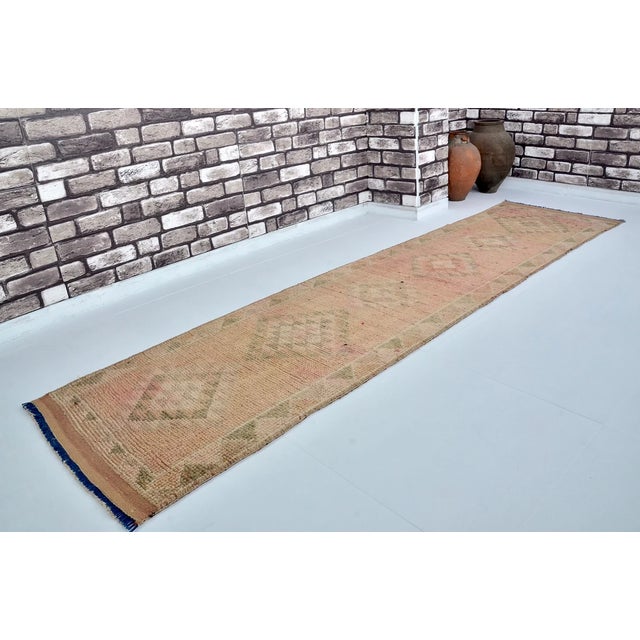 Handmade wool carpet in Turkish Anatolia , Vintage Oushak Rug,Turkish Vintage Anatolian Rug, Handmade wool Rug . One Of...