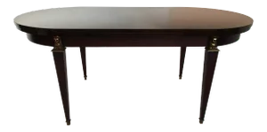 French Modern Empire Style Rosewood Dining Table