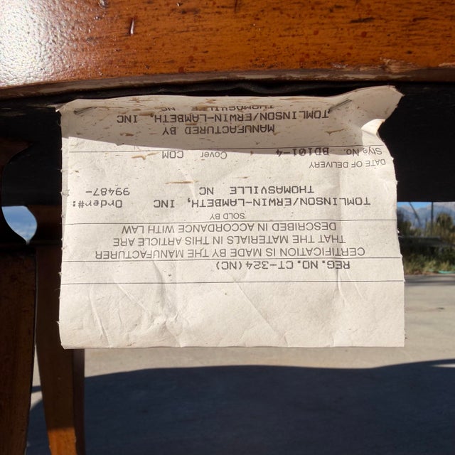 Barry Dixon for Tomlinson Erwin-Lambeth "Albemarle" Interlocking Circle Back Banquette Bench For Sale - Image 11 of 11