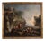Italian Artist, Landscape with Pastoral Scene and Figures, 1750, Oil on Canvas For Sale