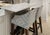 Lee Industries Pair of Lee Industries 5206-52 Upholstered Bar Stools With Diamond Pattern Performance Fabric For Sale - Image 4 of 4