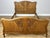 Vintage French Louis XVI Double Bed Frame in Carved Oak For Sale - Image 15 of 15