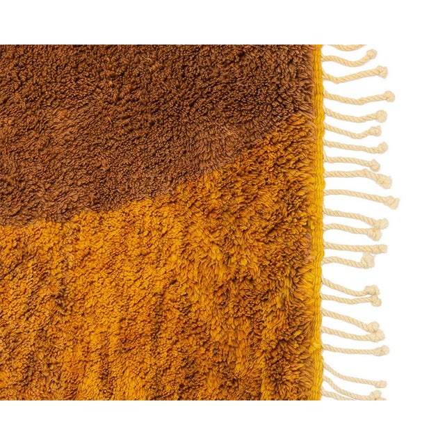 Oversize Hand-Knotted Moroccan Wool Rug | 13'2" X 9'11" | One of a Kind For Sale - Image 6 of 9
