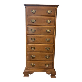 Ethan Allen Heirloom Lingerie Chest Dresser Nutmeg Maple Wood 10-5354 For Sale