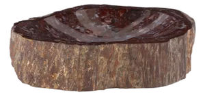 Maitland-Smith Red Petrified Bowl
