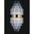 Gold Collection Minerva Chandelier in Metal and Crystal by Jago For Sale - Image 8 of 17