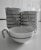 1990s Mikaela Dorfel Mono Germany Gemiini Porcelain Tea Coffee Cups - Set of 12 For Sale In Miami - Image 6 of 6