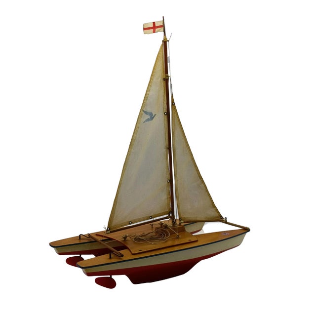 Catamaran Cat1 Collectors Model from Seifert, Germany, 1970s For Sale - Image 3 of 10