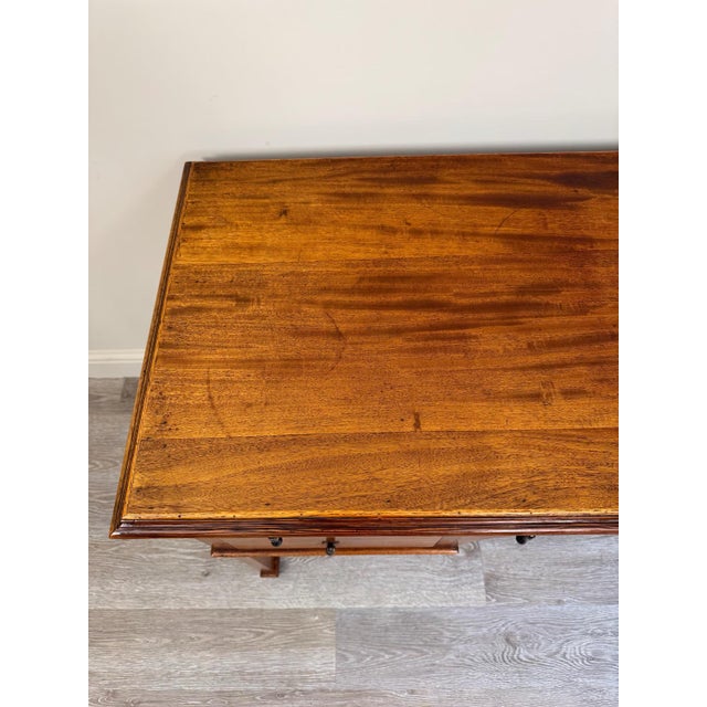 Dressing Console Table in Oak For Sale - Image 6 of 13