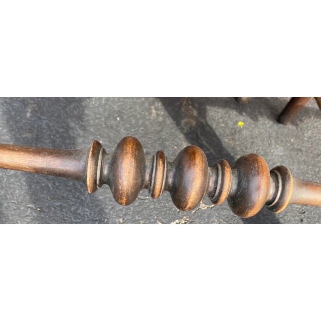 Early 19th Century Early Provençal Ladderback His and Her Pair of Chairs With Rush Seating For Sale - Image 11 of 13