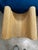 A striking vintage 1980s Emperor's Seat side table crafted in the style of renowned Filipino designer Betty Cobonpue....