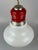 Red Space Age Murano Glass Ceiling Lamp from Mazzega, Italy, 1970s For Sale - Image 8 of 18