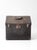 Rustic Antique Industrial Slant Top Travel Case Trunk For Sale - Image 3 of 12