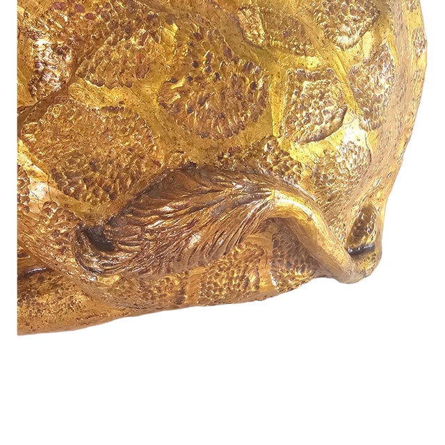 Hollywood Regency Gilt Chalkware Giraffe Sculpture 25.5" For Sale - Image 16 of 16