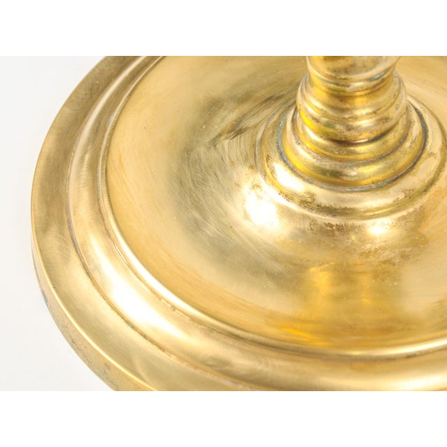 1970s Fredrick Cooper Barley Twist Brass Lamp For Sale - Image 9 of 18
