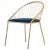 Agora Gold Chair by Pepe Albargues For Sale