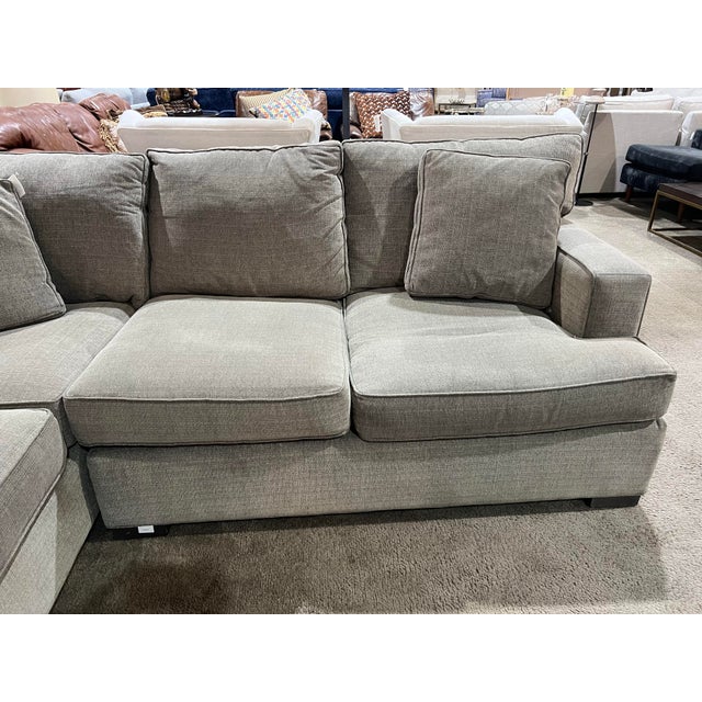 Mid-Century Modern Arhaus "Dune" Sectional With 3 Pillows For Sale - Image 3 of 6