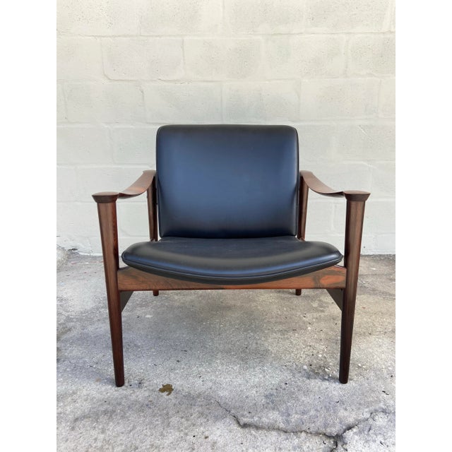 Vatne Møbler Mid Century Modern Lounge Chair 'Model 711' | by Fredrik Kayser for Vatne Lenestolfabrik For Sale - Image 4 of 11