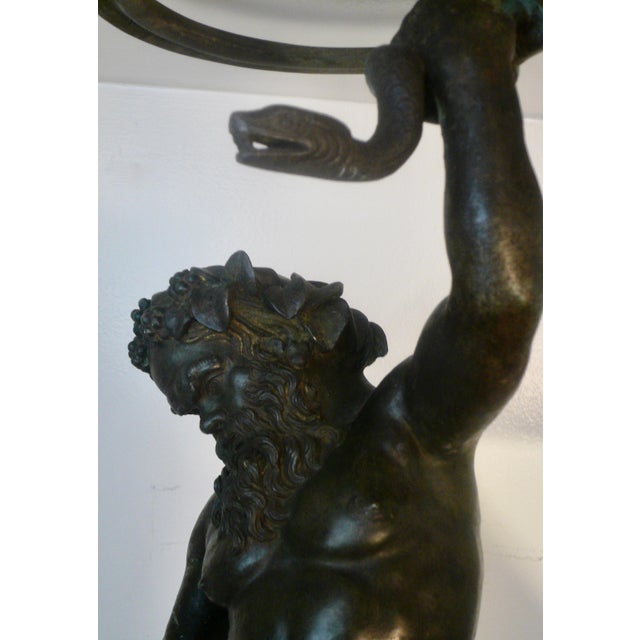 19th Century Italian Grand Tour Bronze Figure of Silenus, God of Wine For Sale In Pittsburgh - Image 6 of 12