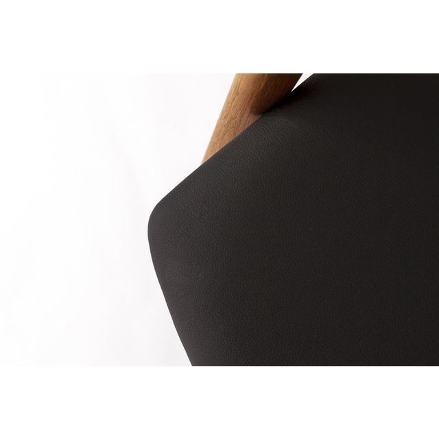 Black Set of Vintage Teak Dining Chairs by Kai Kristiansen for Sva Møbler, 1960s For Sale - Image 8 of 10