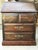 Mid-Century Modern Vintage Secretary Three Drawer Desk For Sale - Image 3 of 9