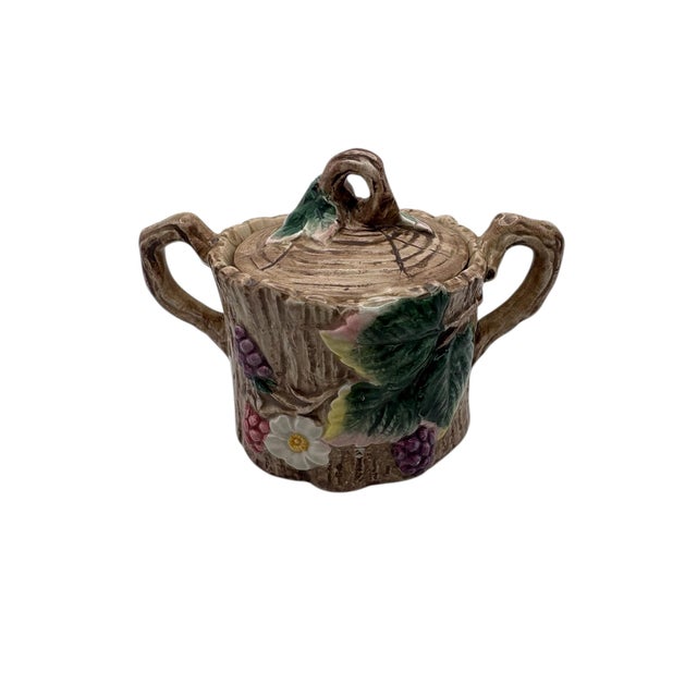 Cream Vintage Fitz & Floyd Reynard Sleeping Fox 5 Piece Tea Service For Sale - Image 8 of 17
