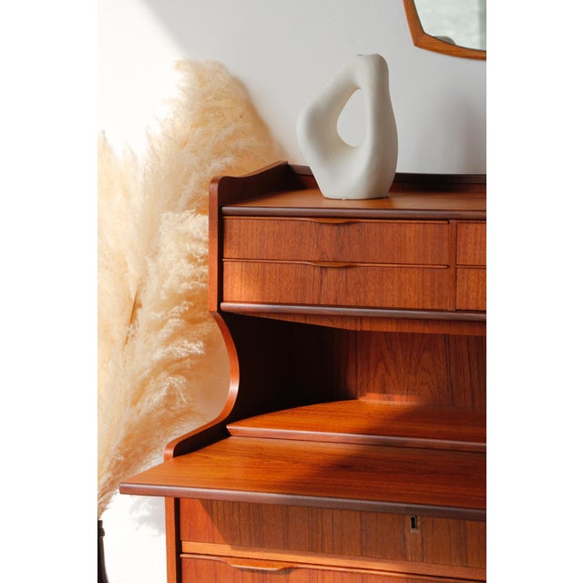 Vintage Danish Teak Secretary, 1960s For Sale - Image 11 of 18