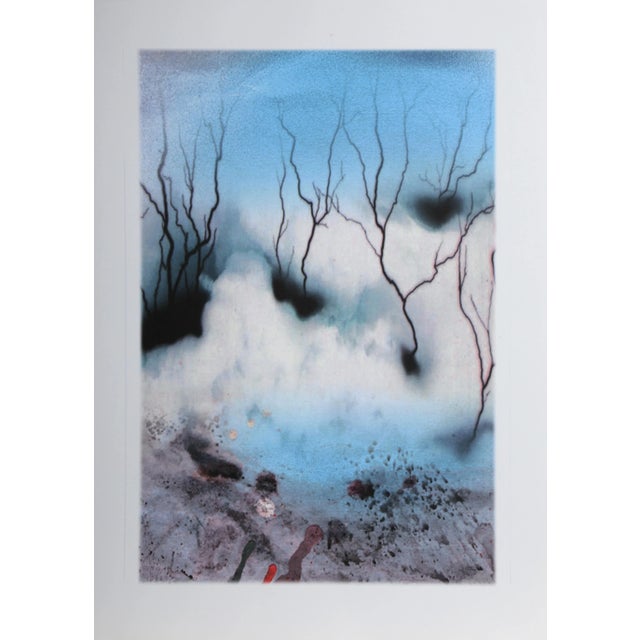 Abstract Trees in Water, Michael Knigin Giclee Print on Paper For Sale - Image 3 of 3