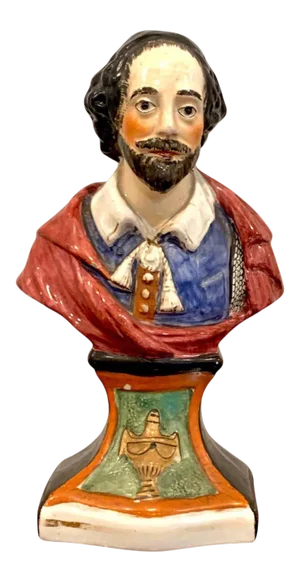 19th Century Portrait Bust of William Shakespeare
