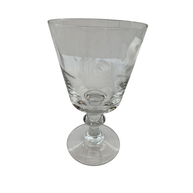 Art Deco Mid 20th Century Blefeld & Co. Wine Glasses- Set of 11 For Sale - Image 3 of 7